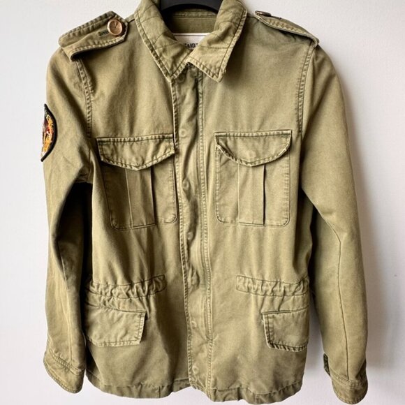 Zadig & Voltaire Kayak Green Utility Military Jacket - Picture 2 of 10